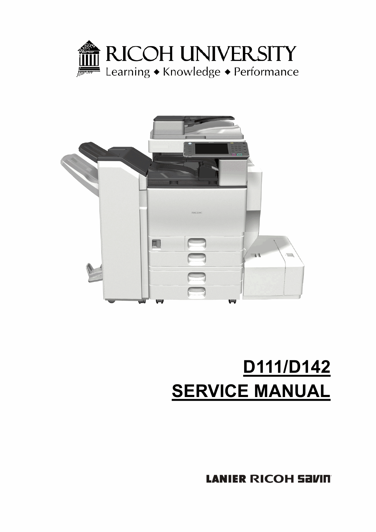 RICOH Aficio MP-C3002 C3502 D111 D142 Service Manual-1